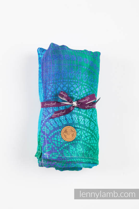 Swaddle Blanket Maxi 135x200cm - PEACOCK'S TAIL - FANTASY