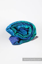 Ladda upp bild till gallerivisning, Swaddle Blanket Maxi 135x200cm - PEACOCK&#39;S TAIL - FANTASY
