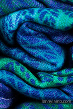 Ladda upp bild till gallerivisning, Swaddle Blanket Maxi 135x200cm - PEACOCK&#39;S TAIL - FANTASY
