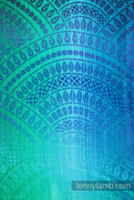 Ladda upp bild till gallerivisning, Muslin Square 65x65cm - PEACOCK&#39;S TAIL - FANTASY
