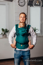 Ladda upp bild till gallerivisning, LennyGo Ergonmic Carrier - EMERALD - 100% bomull
