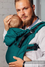 Ladda upp bild till gallerivisning, LennyGo Ergonmic Carrier - EMERALD - 100% bomull

