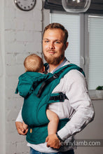Ladda upp bild till gallerivisning, LennyGo Ergonmic Carrier - EMERALD - 100% bomull
