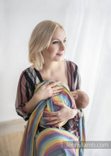 Load image into Gallery viewer, Lenny Lamb Baby Sling/Woven wrap for premature babies - LUNA - 100% cotton
