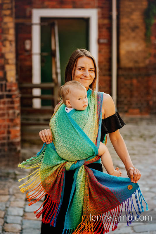 Lenny Lamb Woven Baby Wrap/Vävd sjal - LITTLE LOVE JUNGLE - 100% bomull - Utförsäljning!