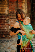 Ladda upp bild till gallerivisning, Lenny Lamb Woven Baby Wrap/Vävd sjal - LITTLE LOVE JUNGLE - 100% bomull - Utförsäljning!

