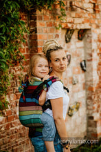 Laden Sie das Bild in den Galerie-Viewer, LennyPreschool Carrier - CAROUSEL OF COLORS - 100% bomull
