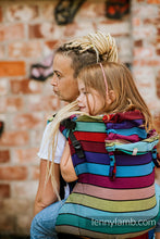 Laden Sie das Bild in den Galerie-Viewer, LennyPreschool Carrier - CAROUSEL OF COLORS - 100% bomull
