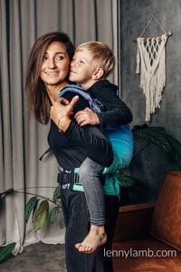 LennyPreschool Carrier - PEACOCK'S TAIL - FANTASY 100% bomull