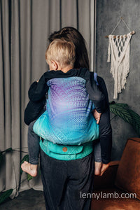 LennyPreschool Carrier - PEACOCK'S TAIL - FANTASY 100% cotton