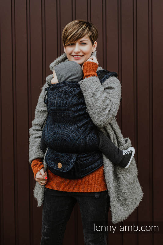LennyUpGrade Carrier - PEACOCK'S TAIL - SUBLIME - 62% bomull, 26% linne, 12% tussah silke