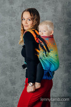 Ladda upp bild till gallerivisning, LennyPreschool Carrier - RAINBOW LOTUS - 100% bomull
