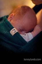 Ladda upp bild till gallerivisning, Lenny Lamb Baby Sling/Vävd sjal för prematur - EMERALD - 100% bomull

