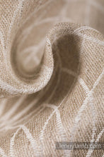 Load image into Gallery viewer, Lenny Lamb Woven Baby Wrap - LOTUS - NATURAL - 100% linen
