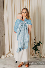 Ladda upp bild till gallerivisning, Lenny Lamb Ringsjal - LOTUS - BLUE - 100% linne
