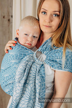 Ladda upp bild till gallerivisning, Lenny Lamb Ringsjal - LOTUS - BLUE - 100% linne
