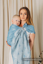 Ladda upp bild till gallerivisning, Lenny Lamb Ringsjal - LOTUS - BLUE - 100% linne

