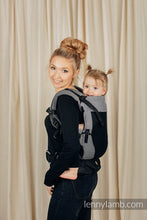 Ladda upp bild till gallerivisning, LennyUpGrade Mesh Carrier - LITTLE HERRINGBONE OMBRE GREY - 75% Bomull, 25% polyester
