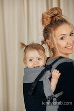 Ladda upp bild till gallerivisning, LennyUpGrade Mesh Carrier - LITTLE HERRINGBONE OMBRE GREY - 75% Bomull, 25% polyester
