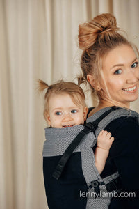LennyUpGrade Mesh Carrier - LITTLE HERRINGBONE OMBRE GREY - 75% Bomull, 25% polyester