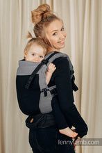 Ladda upp bild till gallerivisning, LennyUpGrade Mesh Carrier - LITTLE HERRINGBONE OMBRE GREY - 75% Bomull, 25% polyester
