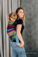 LennyPreschool Carrier - CAROUSEL OF COLORS - 100% bomull