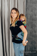 Laden Sie das Bild in den Galerie-Viewer, LennyPreschool Carrier - CAROUSEL OF COLORS - 100% bomull
