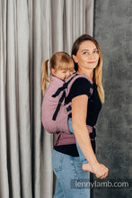 Laden Sie das Bild in den Galerie-Viewer, Utgår! - LennyPreschool Carrier - LITTLE HERRINGBONE OMBRE PINK - 100% bomull
