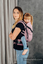 Laden Sie das Bild in den Galerie-Viewer, Utgår! - LennyPreschool Carrier - LITTLE HERRINGBONE OMBRE PINK - 100% bomull
