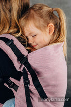 Laden Sie das Bild in den Galerie-Viewer, Utgår! - LennyPreschool Carrier - LITTLE HERRINGBONE OMBRE PINK - 100% bomull
