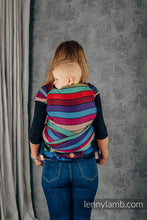 Ladda upp bild till gallerivisning, LennyHybrid Half Buckle Carrier - CAROUSEL OF COLORS - 100% bomull - PreSchool
