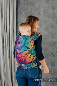 LennyHybrid Half Buckle Carrier - JURASSIC PARK - NEW ERA - 100% Cotton - Preschool
