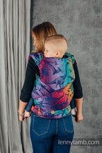 Load image into Gallery viewer, LennyHybrid Half Buckle Carrier - JURASSIC PARK - NEW ERA - 100% Cotton - Preschool
