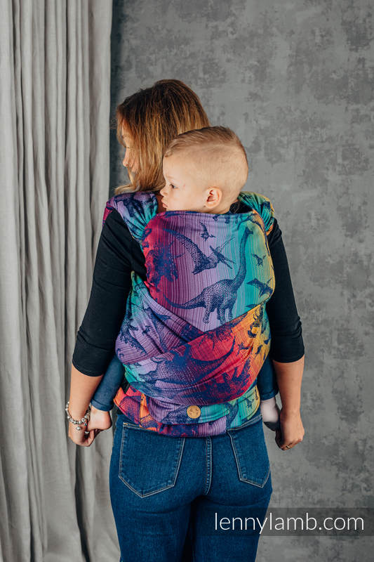 LennyHybrid Half Buckle Carrier - JURASSIC PARK - NEW ERA - 100% Cotton - Preschool