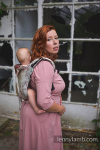 Lenny Buckle Onbuhimo Carrier - HERBARIUM - RECLAIMED BY NATURE  - 45% bomull, 33% merinoull, 14% kashmir, 8% silke
