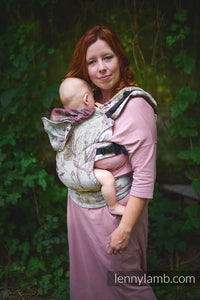 LennyGo Ergonmic Carrier - HERBARIUM - RECLAIMED BY NATURE - 45% bomull, 33% merinoull, 14% kashmir, 8% silke