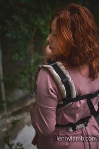 LennyGo Ergonmic Carrier - HERBARIUM - RECLAIMED BY NATURE - 45% bomull, 33% merinoull, 14% kashmir, 8% silke