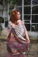 Load image into Gallery viewer, Ring Sling - HERBARIUM - RECLAIMED BY NATURE - 45% cotton, 33% merino wool, 14% cashmere, 8% silk

