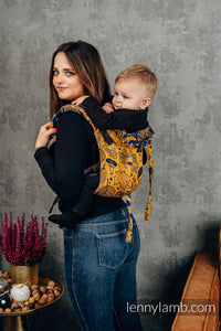 Lenny Buckle Onbuhimo Carrier - UNDER THE LEAVES - GOLDEN AUTUMN - 100% cotton