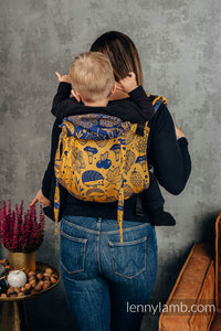 Lenny Buckle Onbuhimo Carrier - UNDER THE LEAVES - GOLDEN AUTUMN - 100% cotton
