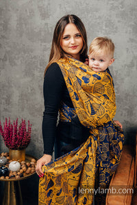 Lenny Lamb Woven Baby Wrap - UNDER THE LEAVES - GOLDEN AUTUMN - 100% cotton