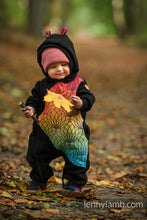 Load image into Gallery viewer, Bear Rompers - BLACK &amp; RAINBOW LOTUS
