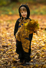 Load image into Gallery viewer, Bear Rompers - BLACK &amp; UNDER THE LEAVES - GOLDEN AUTUMN
