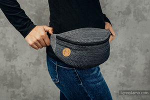 Waist Bag Mini - LITTLE HERRINGBONE OMBRE GREY