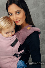 Laden Sie das Bild in den Galerie-Viewer, Drool Pads - LITTLE HERRINGBONE OMBRE PINK

