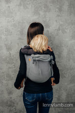 Ladda upp bild till gallerivisning, Lenny Buckle Onbuhimo Carrier - LITTLE HERRINGBONE OMBRE GREY - 100% bomull

