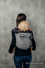 Load image into Gallery viewer, Lenny Buckle Onbuhimo Carrier - LITTLE HERRINGBONE OMBRE GRAY - 100% cotton
