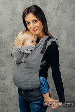 Load image into Gallery viewer, LennyGo Ergonmic Carrier - LITTLE HERRINGBONE OMBRE GREY - 100% bomull
