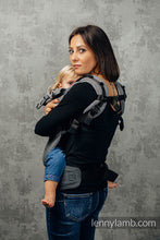 Load image into Gallery viewer, LennyGo Ergonmic Carrier - LITTLE HERRINGBONE OMBRE GREY - 100% bomull
