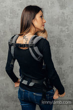 Ladda upp bild till gallerivisning, LennyUpGrade Carrier - LITTLE HERRINGBONE OMBRE GREY - 100% bomull
